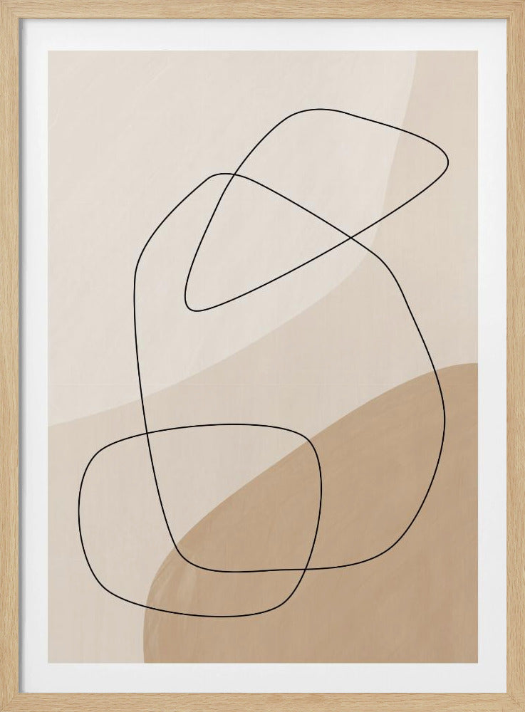 Graphic Shapes &amp; Lines Poster | Poster