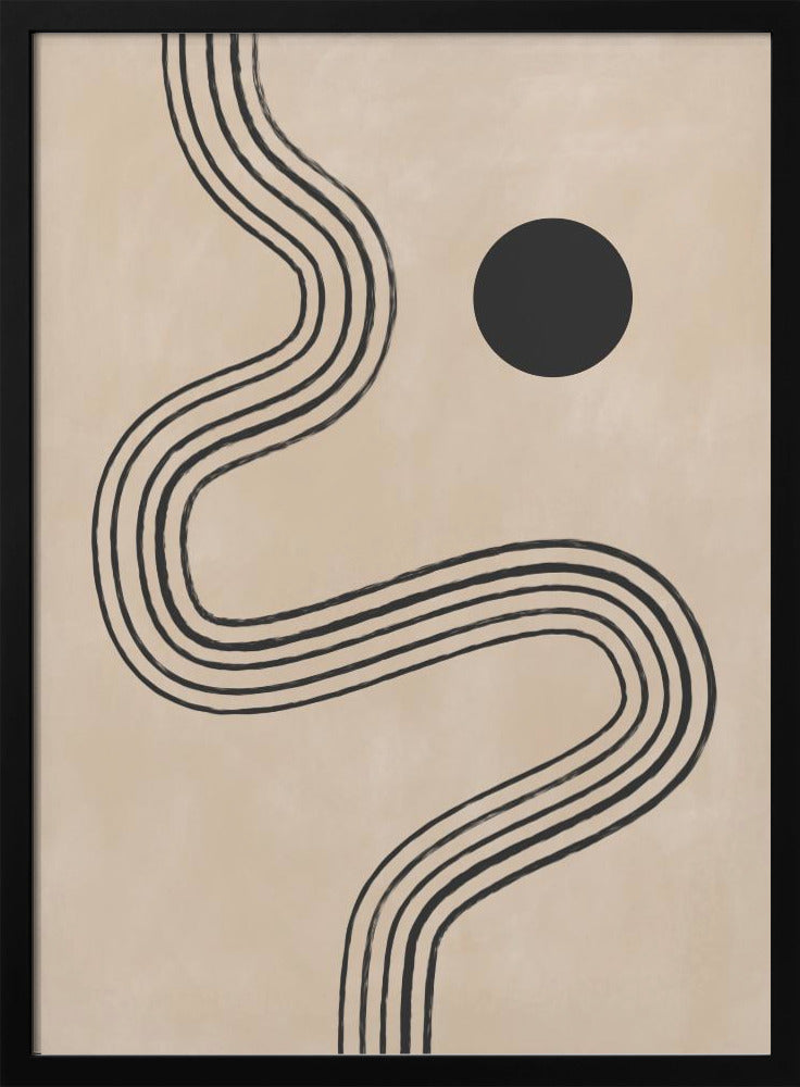 Kurven und Kugeln | Poster