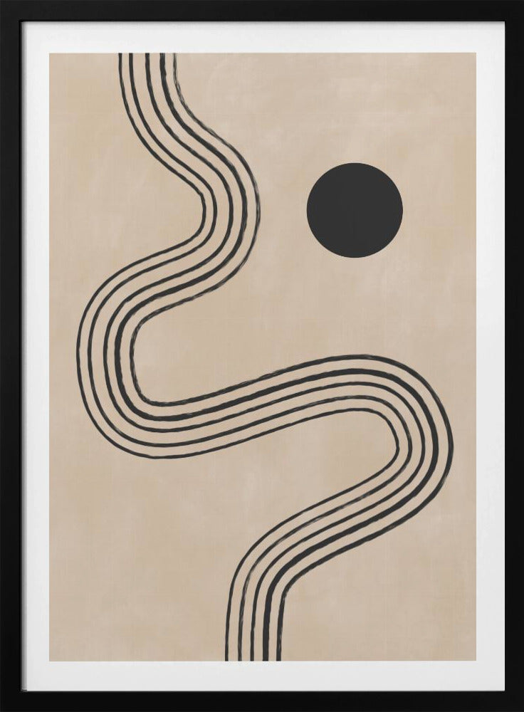 Kurven und Kugeln | Poster