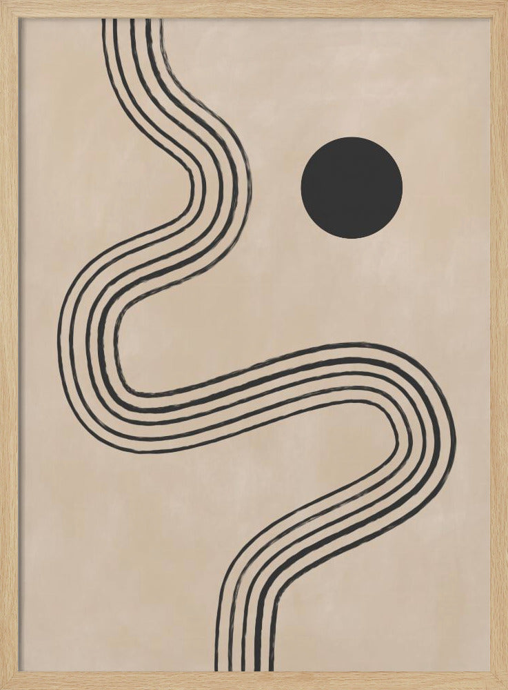 Kurven und Kugeln | Poster