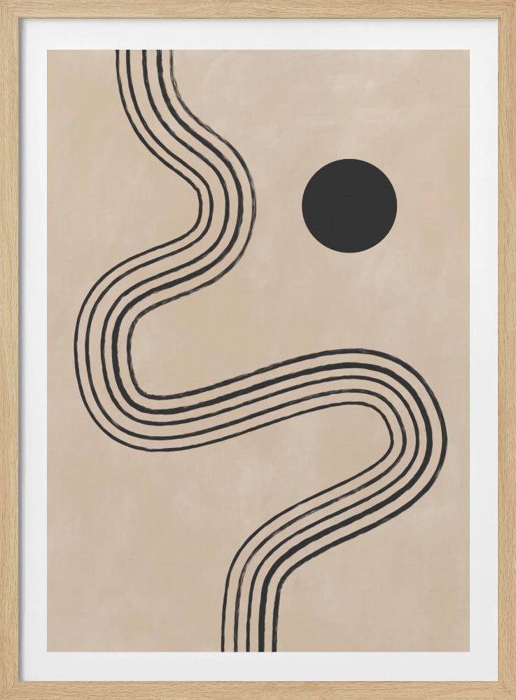Kurven und Kugeln | Poster