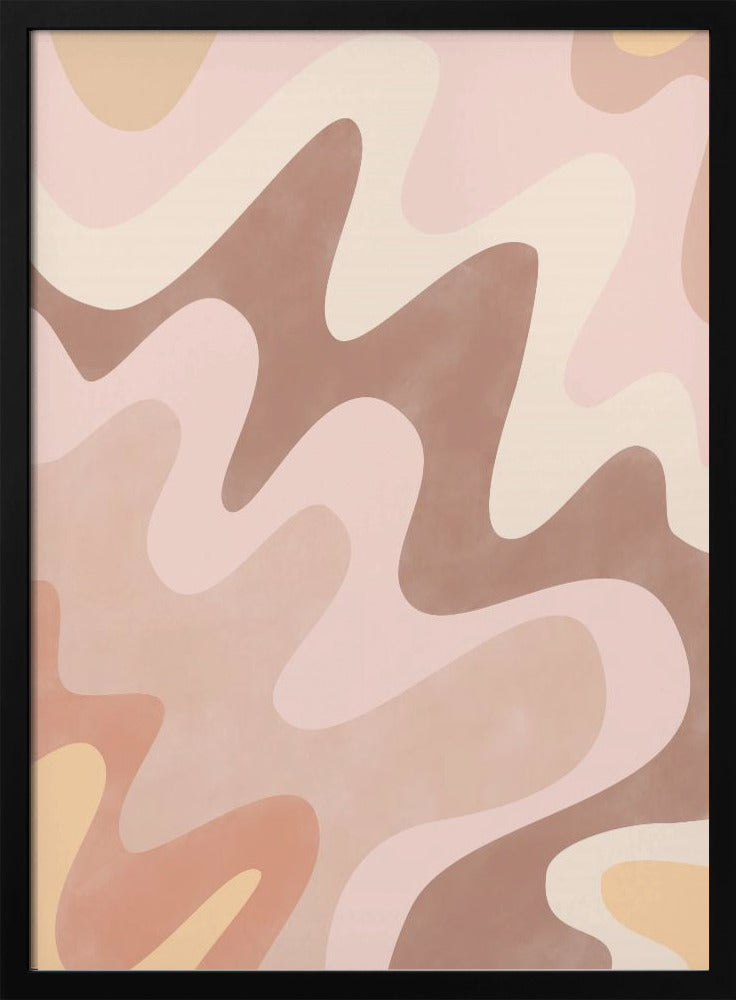 Verträumte Wellenlandschaft | Poster