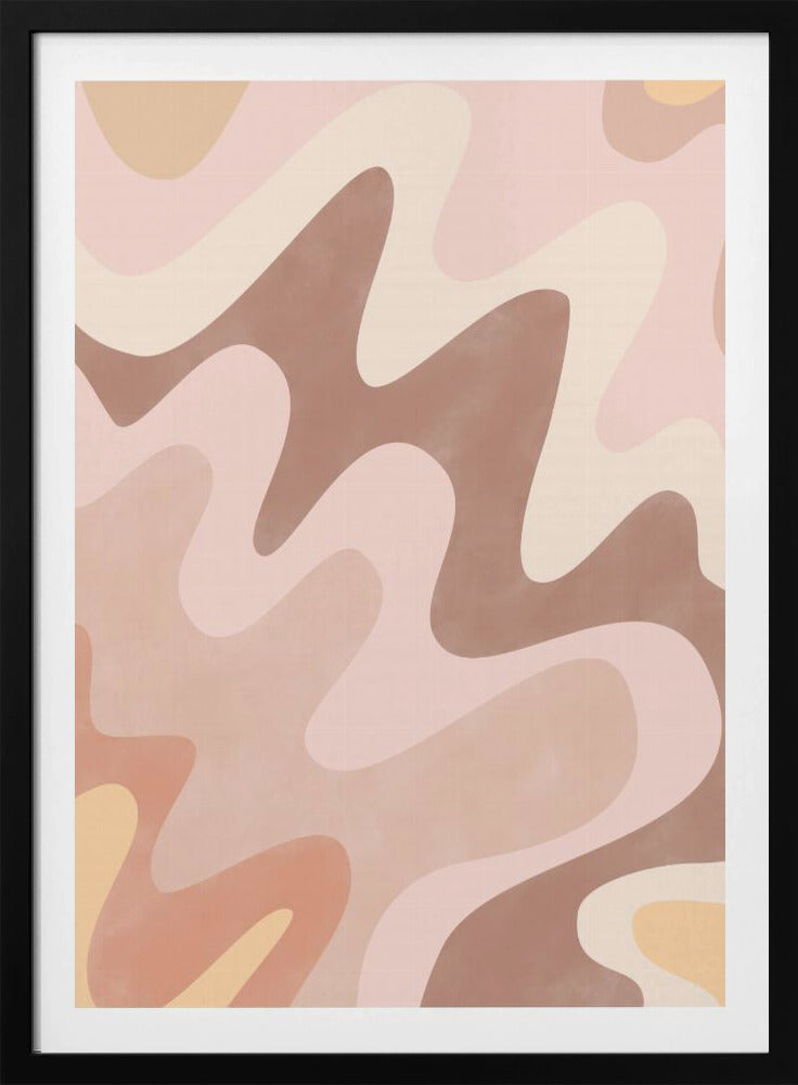Verträumte Wellenlandschaft | Poster