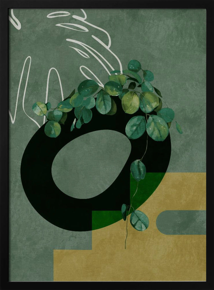 Blätter Mehr 4 Grün | Poster
