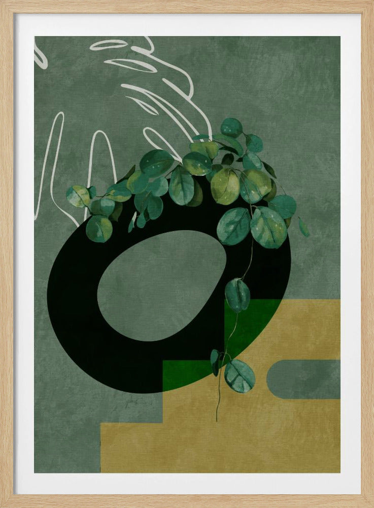 Blätter Mehr 4 Grün | Poster