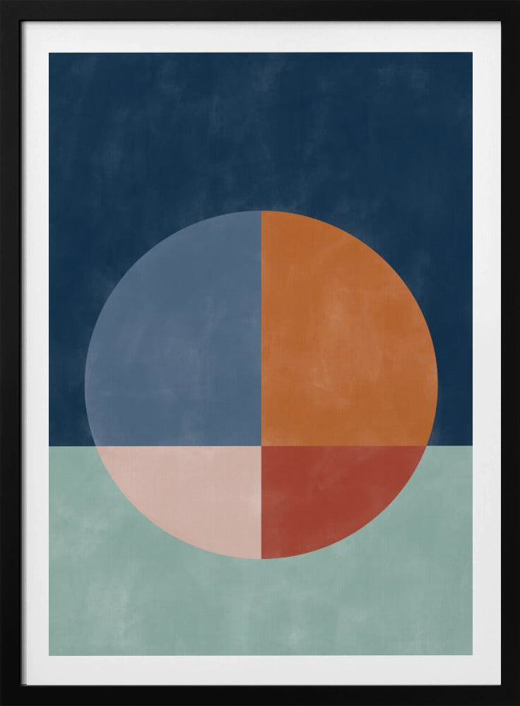 Ein großer segmentierter Kreis | Poster