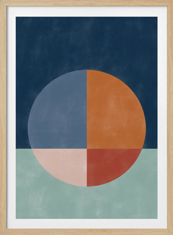 Ein großer segmentierter Kreis | Poster
