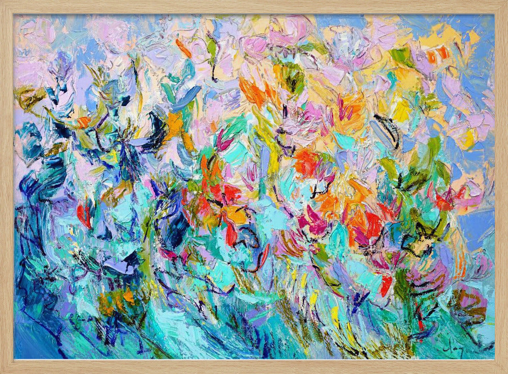 Strahlende florale Harmonie | Poster
