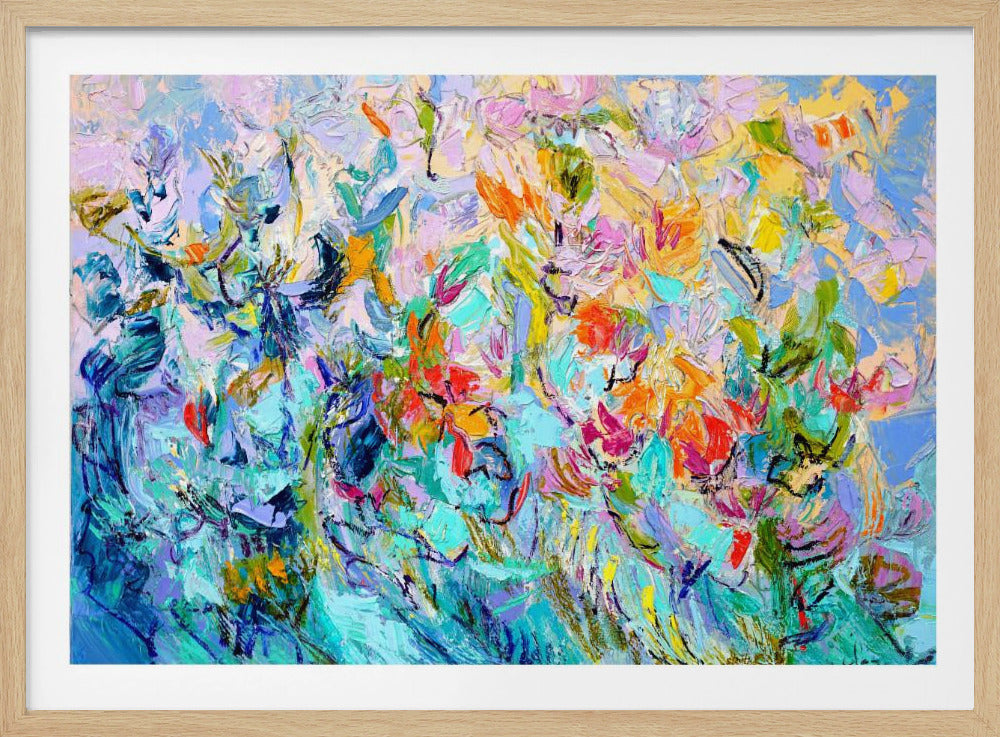Strahlende florale Harmonie | Poster