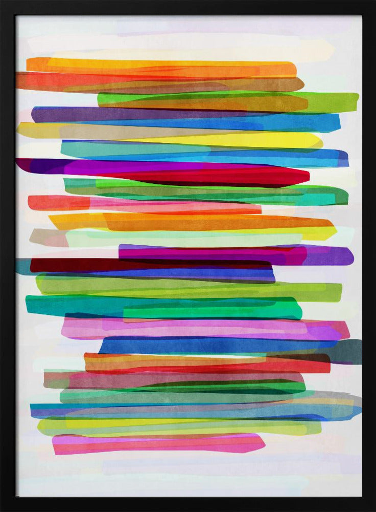 Colorful Stripes 1 | Poster