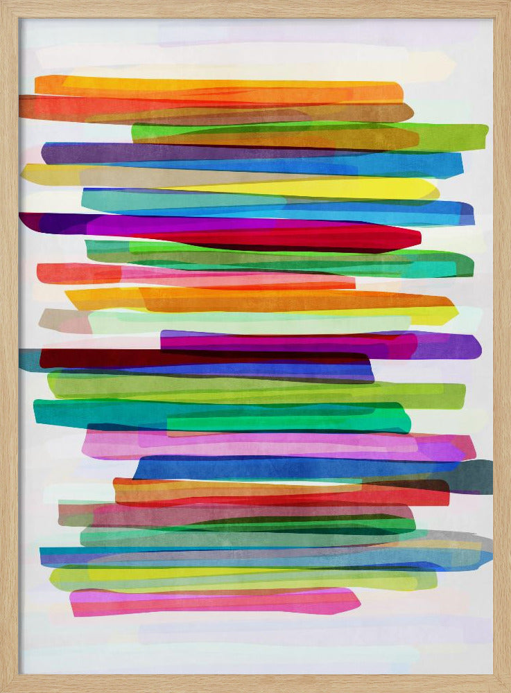Colorful Stripes 1 | Poster