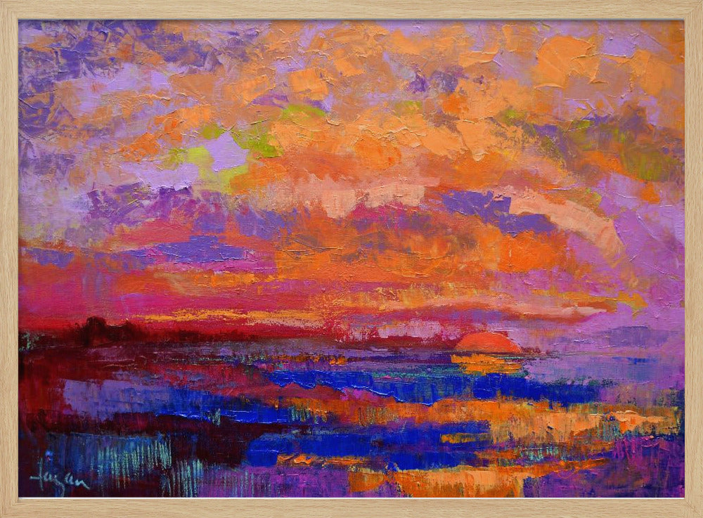 Lebendige Sonnenuntergangsfarben | Poster
