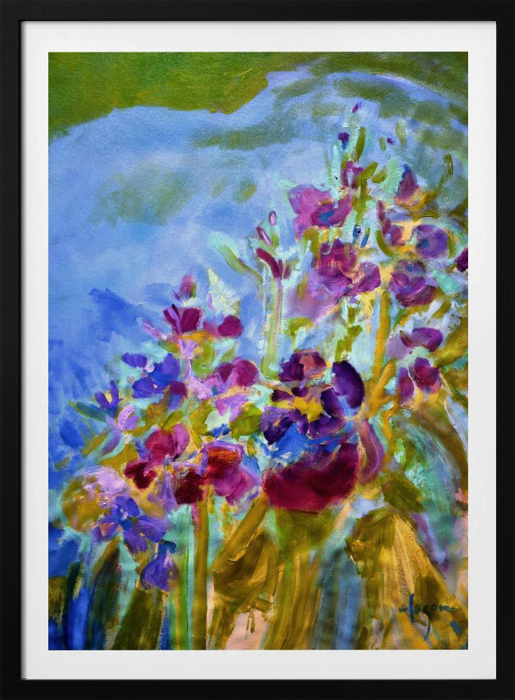 Lebendige Farben und zarte Blütenblätter | Poster