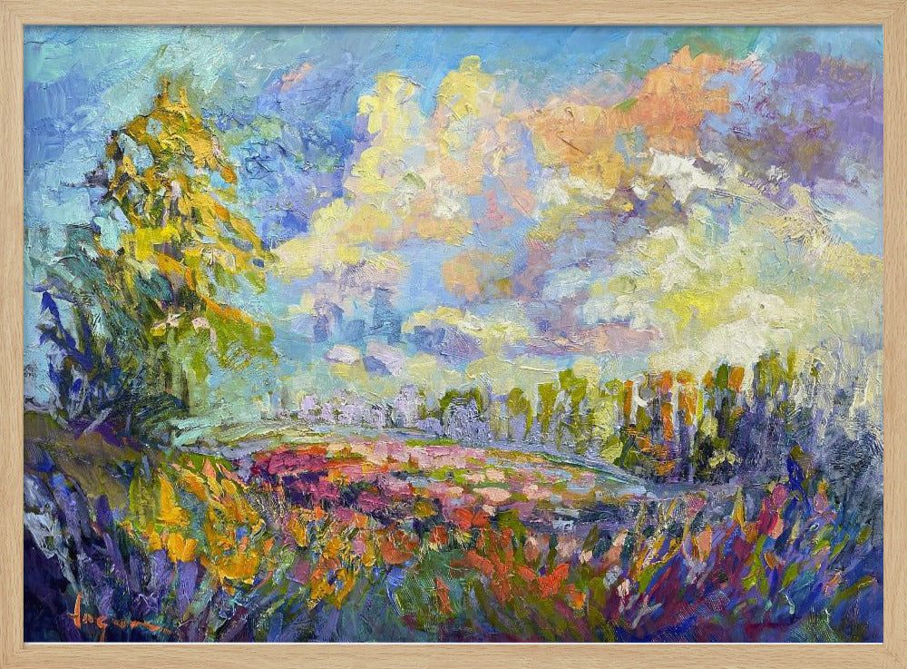 Leuchtende Landschaft | Poster