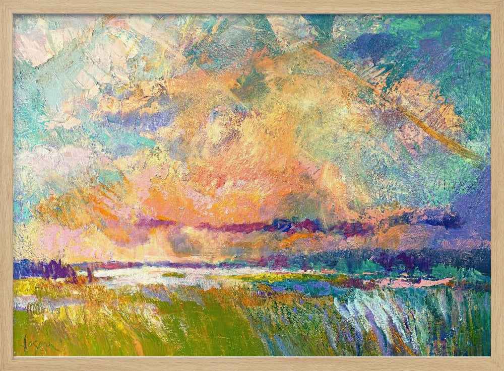 Leuchtende Skyline | Poster