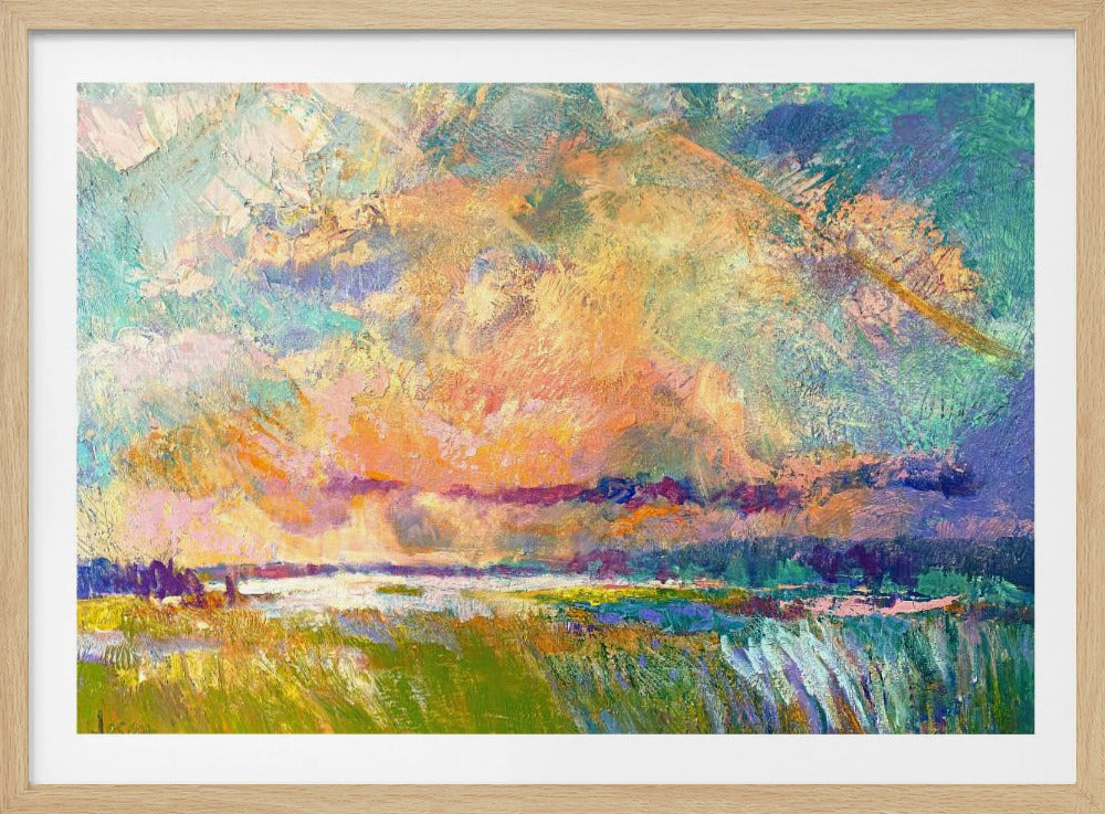 Leuchtende Skyline | Poster