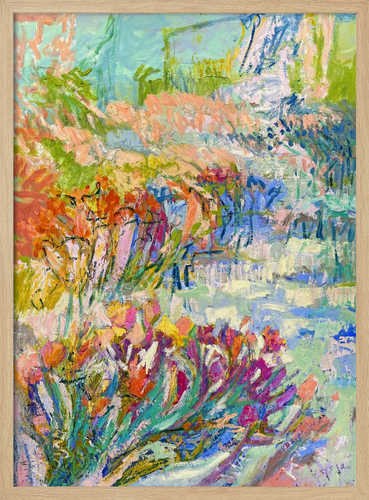 Lebendiger Gartenweg | Poster