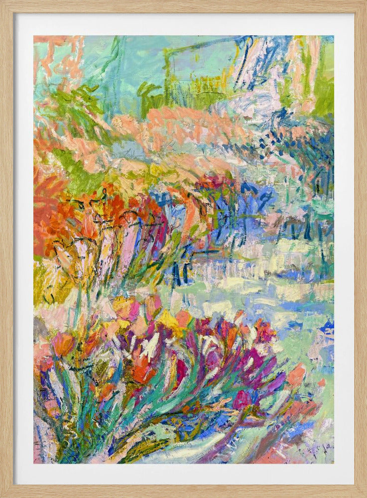 Lebendiger Gartenweg | Poster