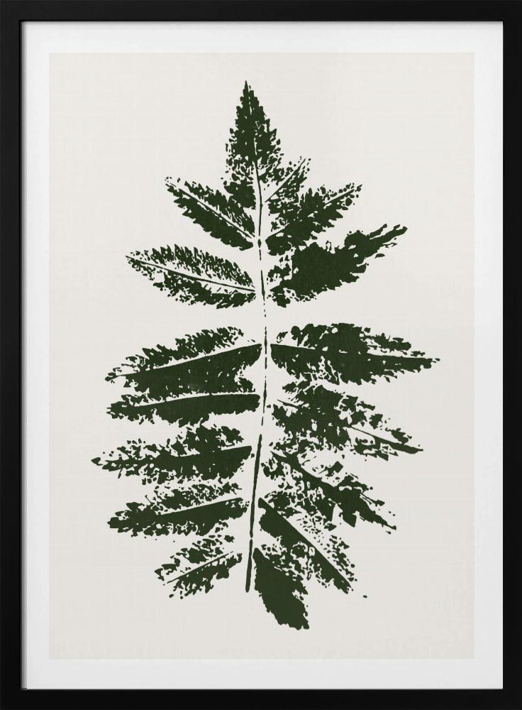 Eichenblatt-Druck (grün) | Poster