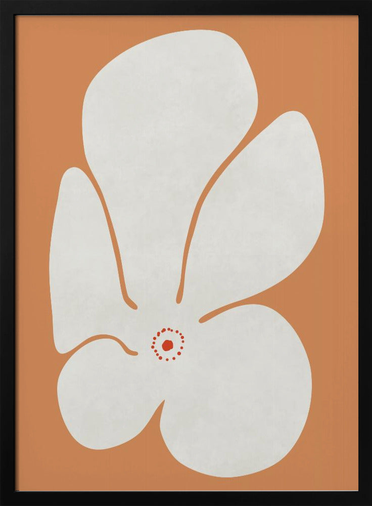 Weiße Mohnblumen Poster