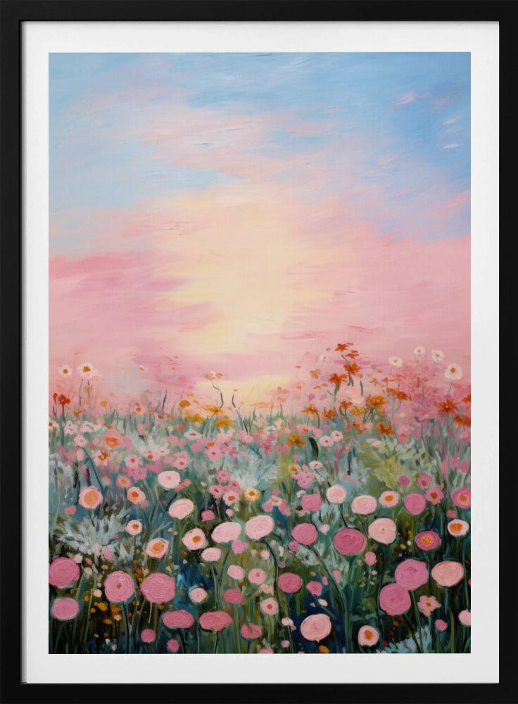 Blüten in der Abenddämmerung | Poster