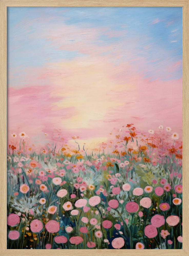Blüten in der Abenddämmerung | Poster