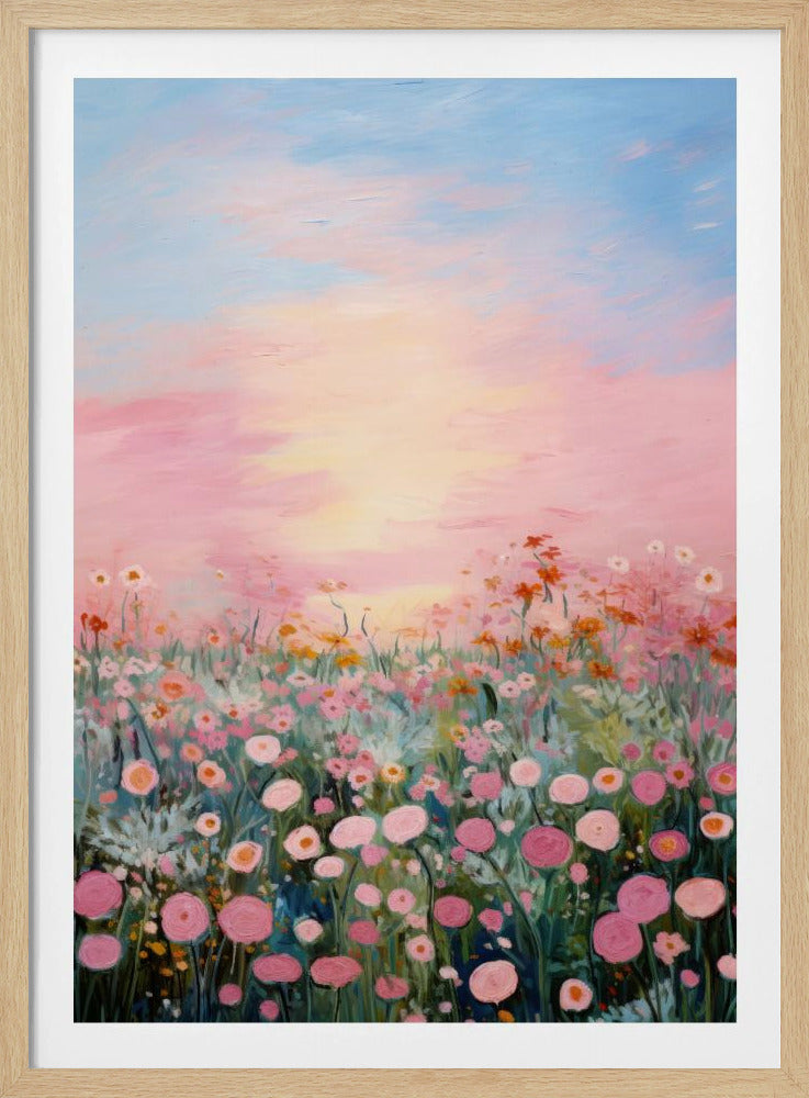 Blüten in der Abenddämmerung | Poster