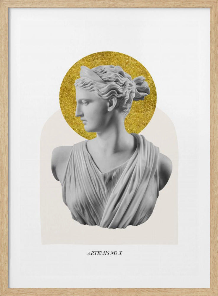 Goldene Göttin Artemis | Poster