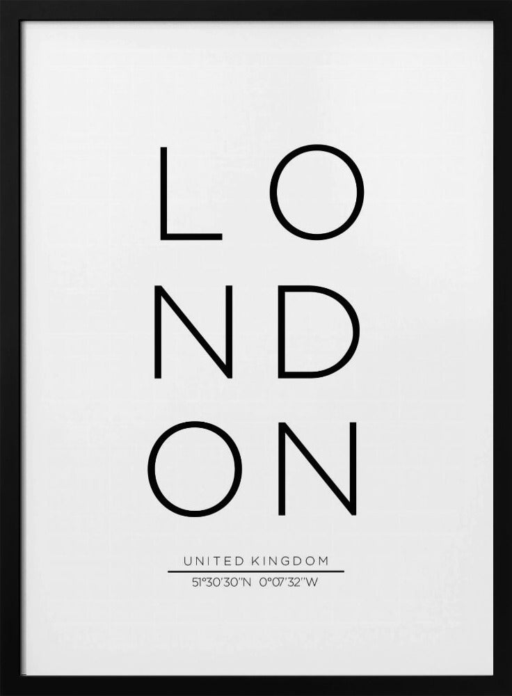 Vertikales London Echo | Poster