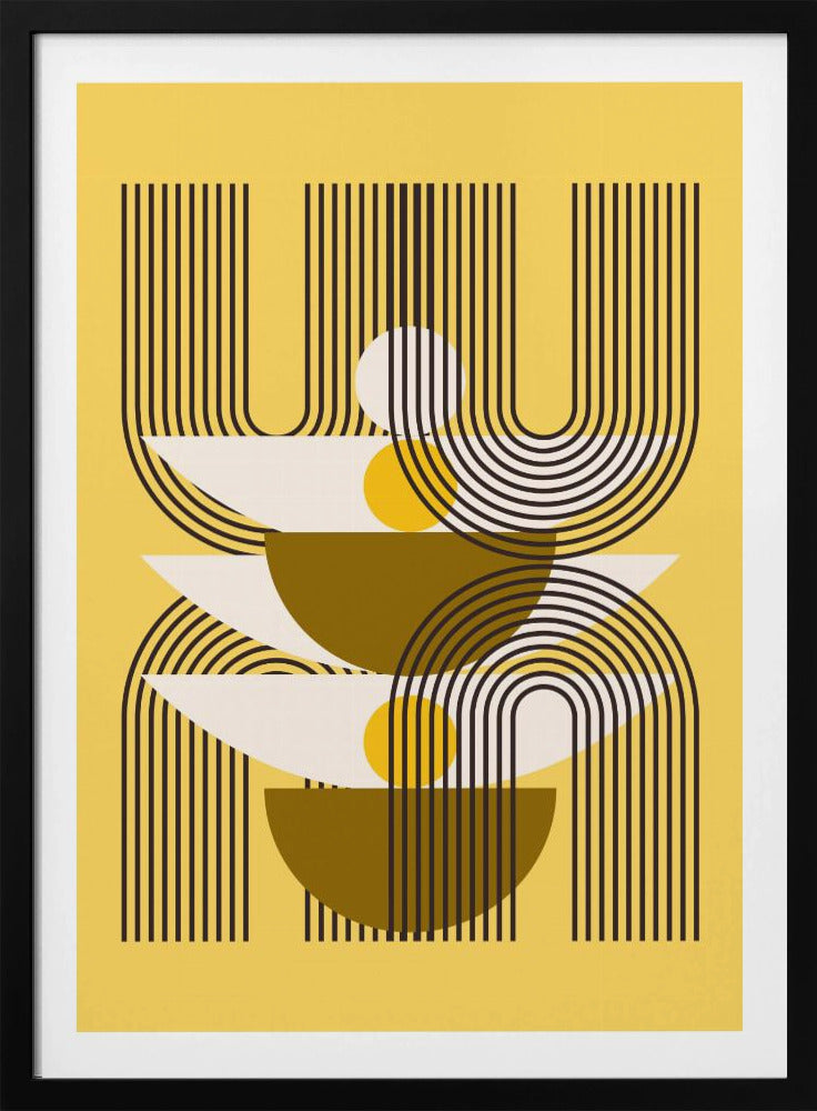Minimalistische Linien und geometrische Formen | Poster