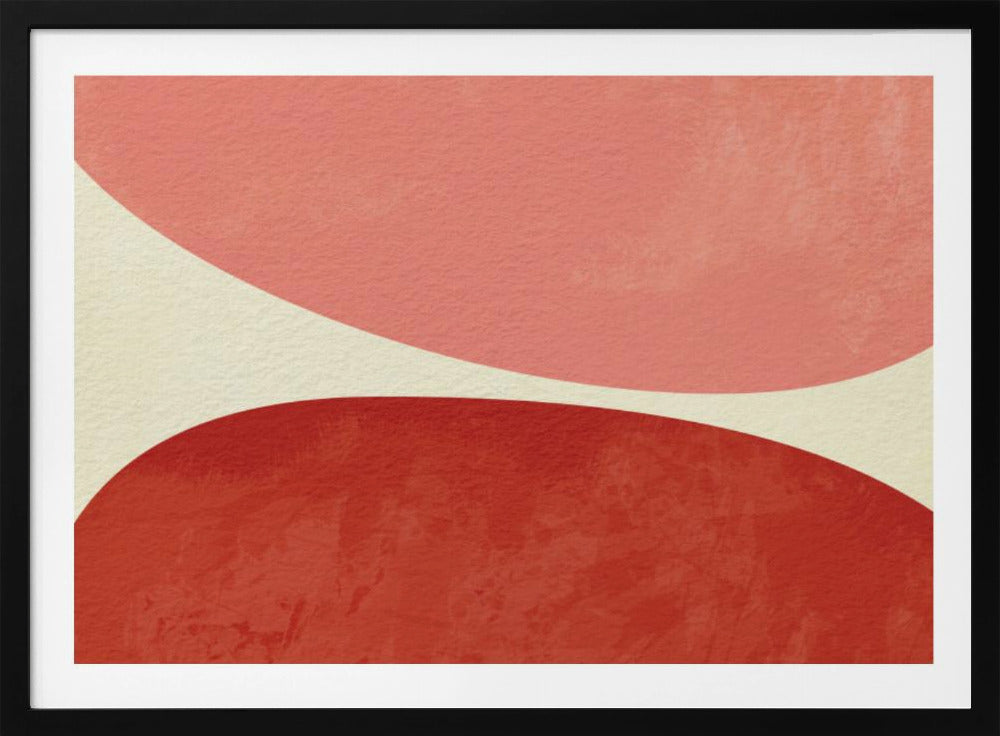 Warme Pastellgeometrie | Poster