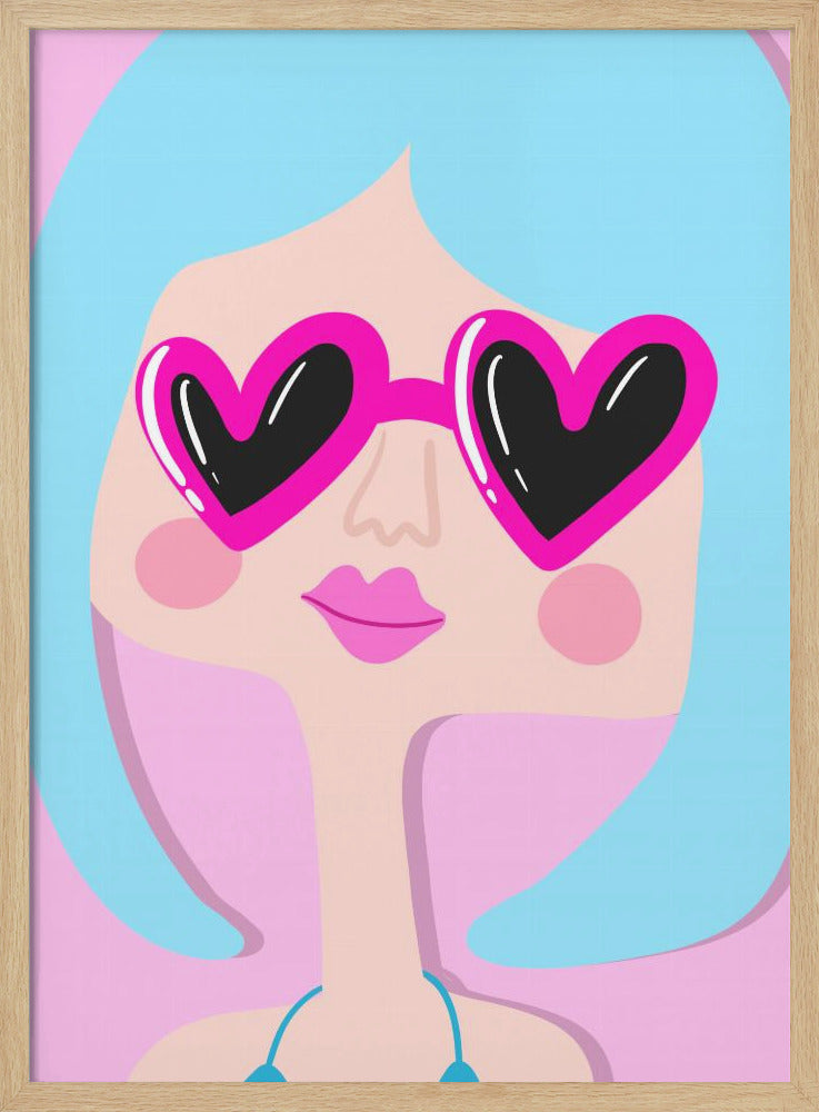 Heart Shades Smile | Poster