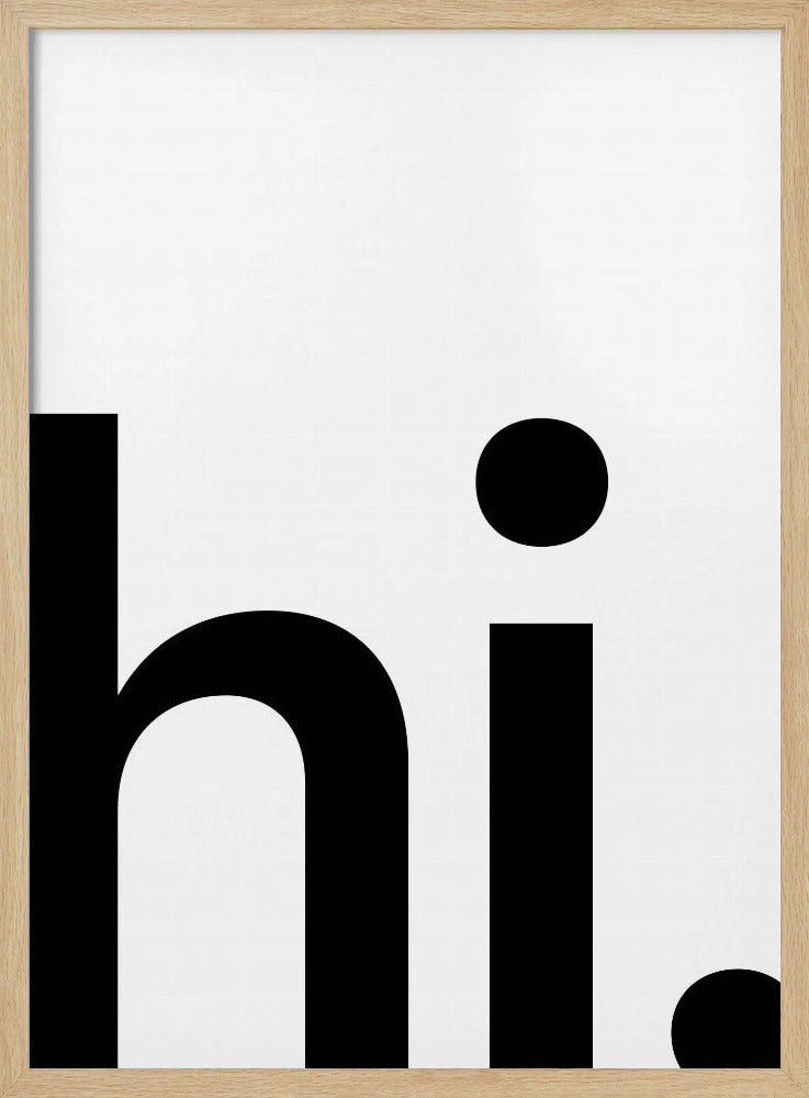 Mutiger Minimalismus | Poster