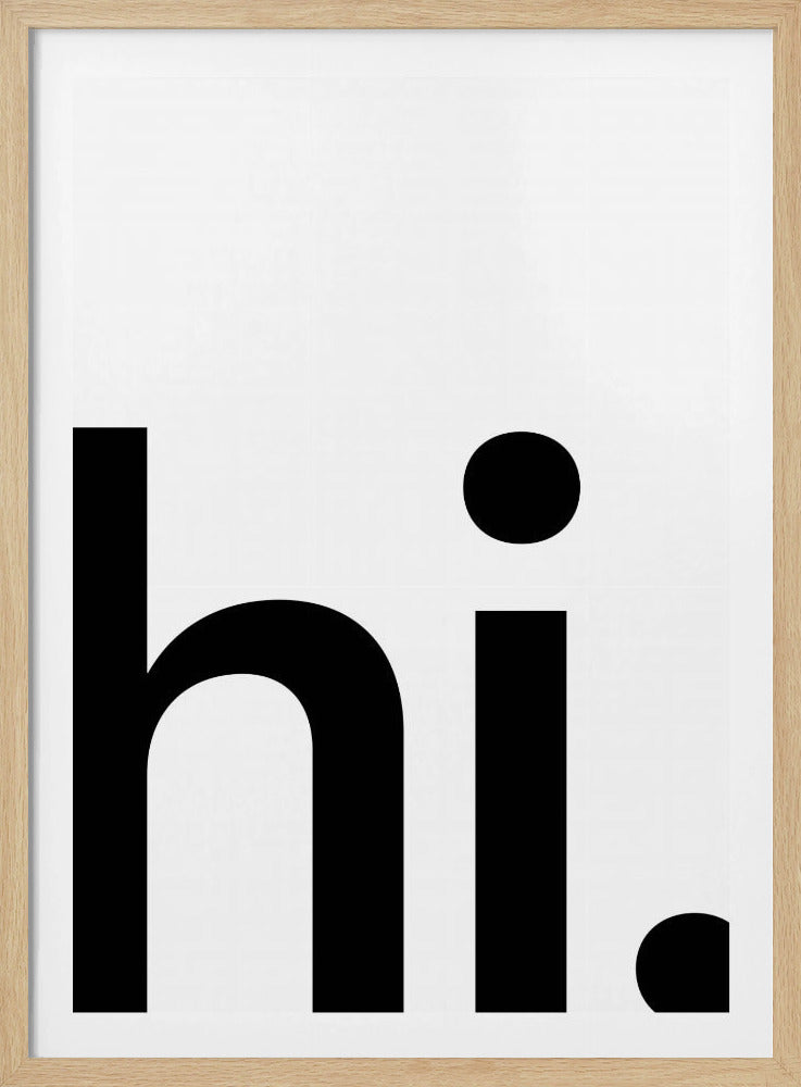 Mutiger Minimalismus | Poster