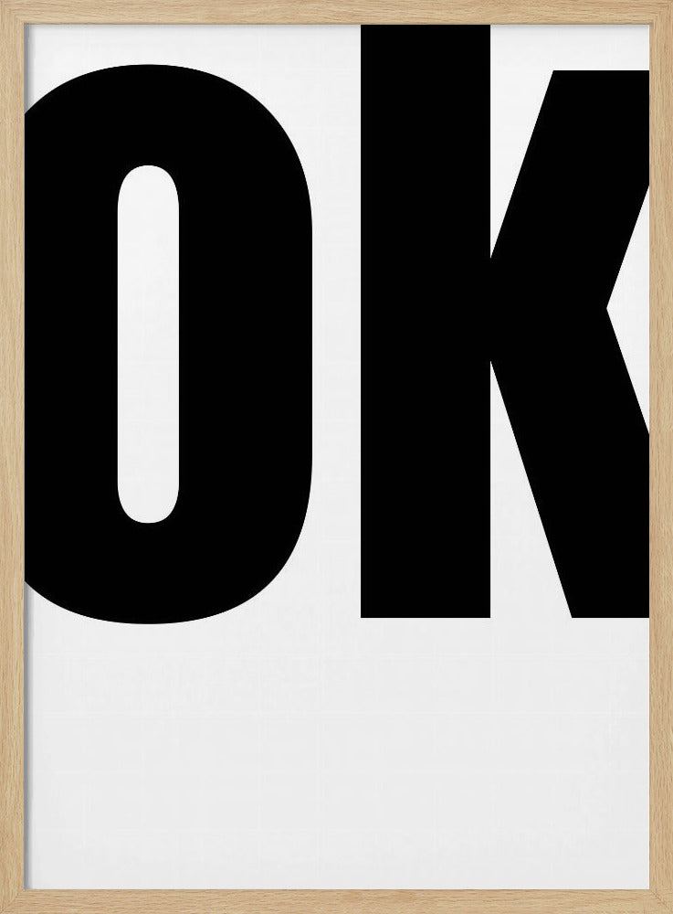 Fettgedrucktes Typografie-Statement | Poster
