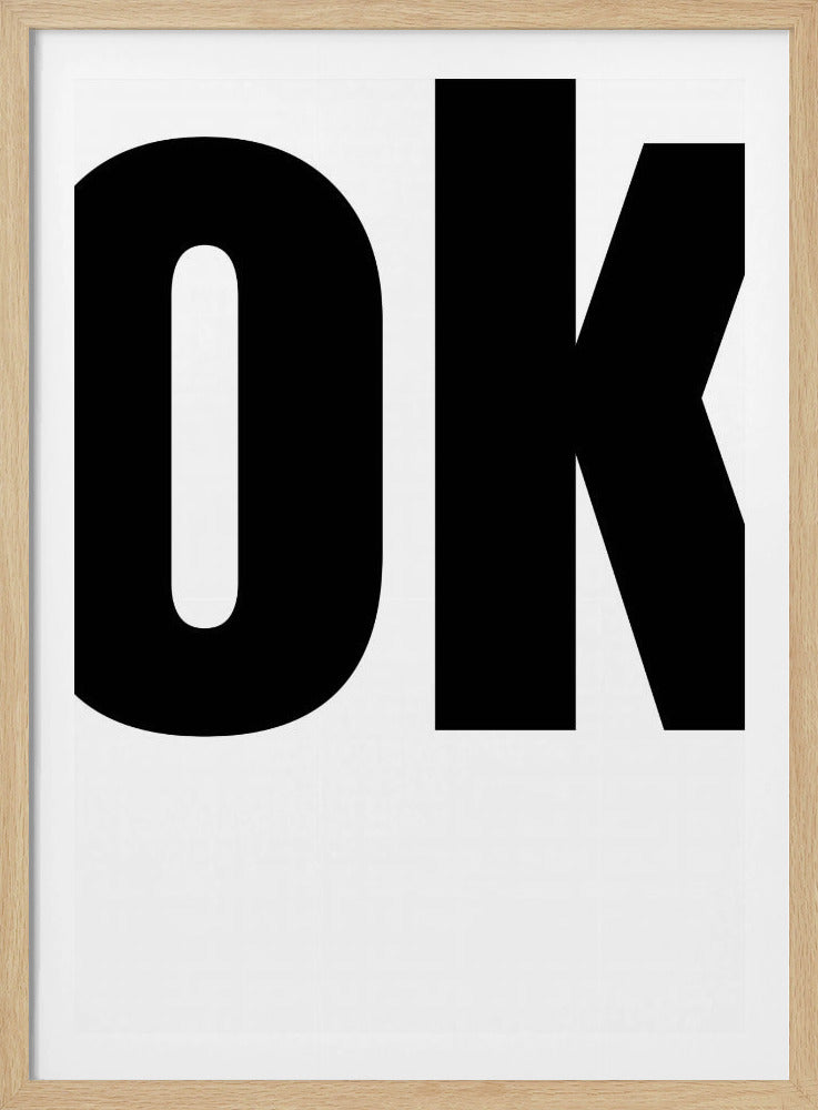 Fettgedrucktes Typografie-Statement | Poster
