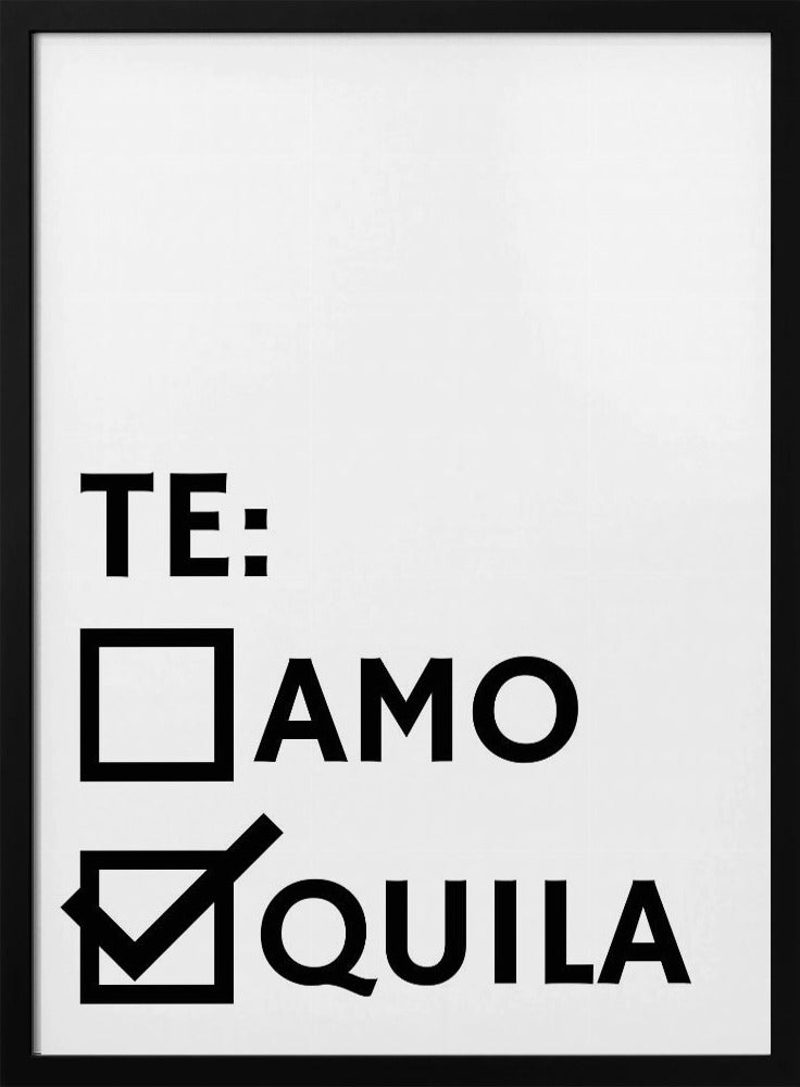 Tequila Liebe Wahl | Poster
