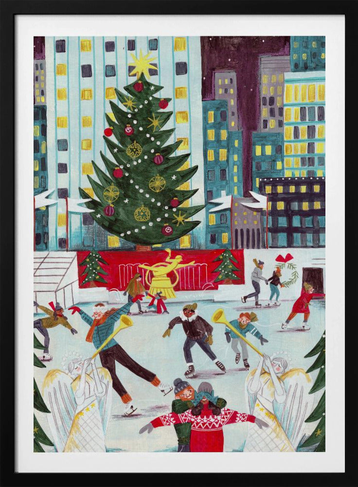 Eislaufen im Rockefeller Center | Poster
