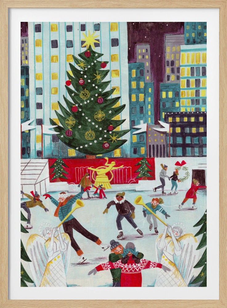 Eislaufen im Rockefeller Center | Poster