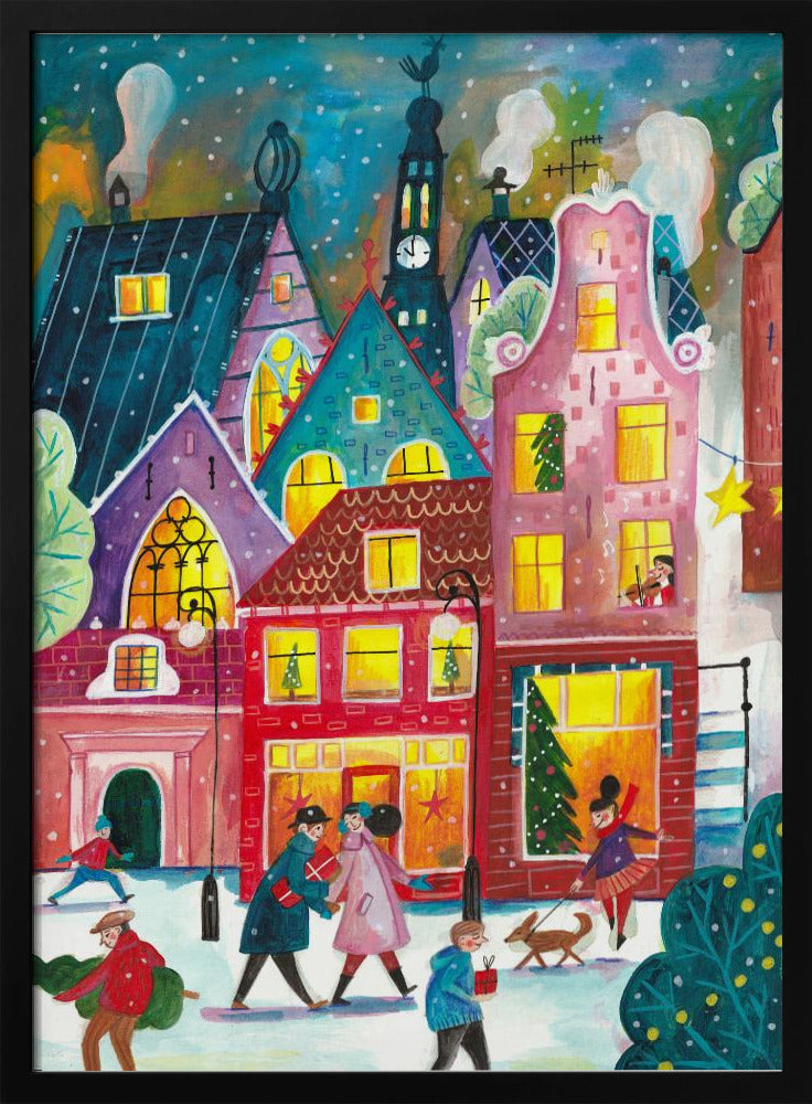 Christmas in Amsterdam | Poster