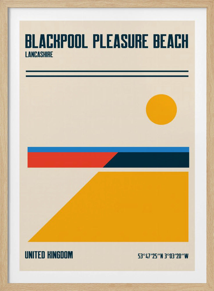 Blackpool Pleasure Beach Reiseposter | Poster