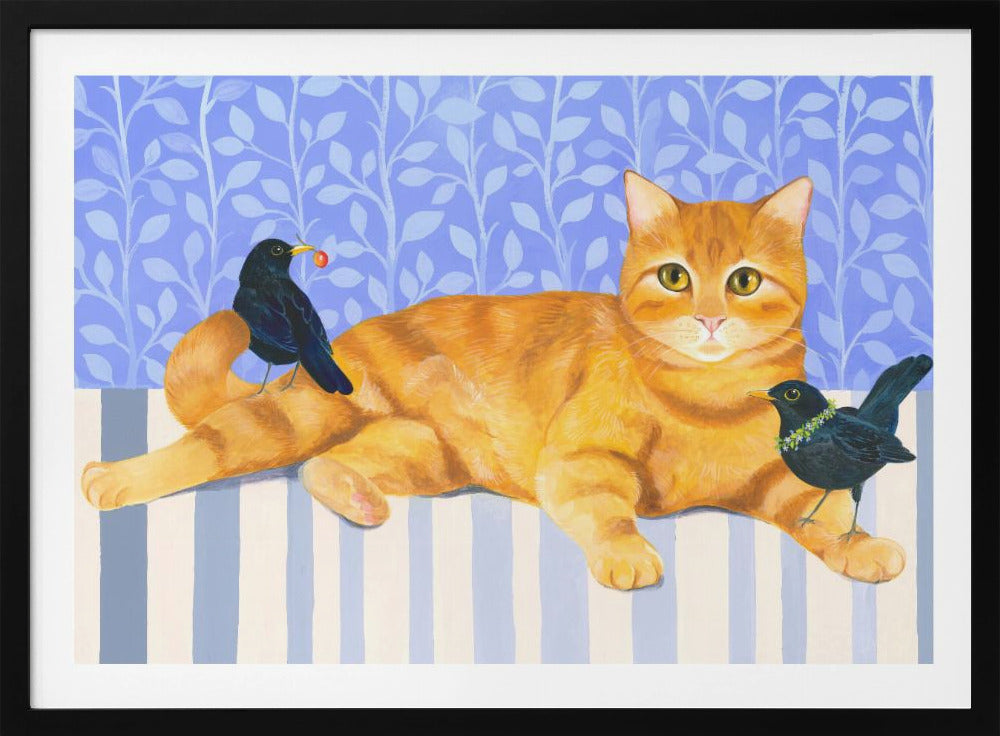 Relaxed Orange Tabby Cat | Poster
