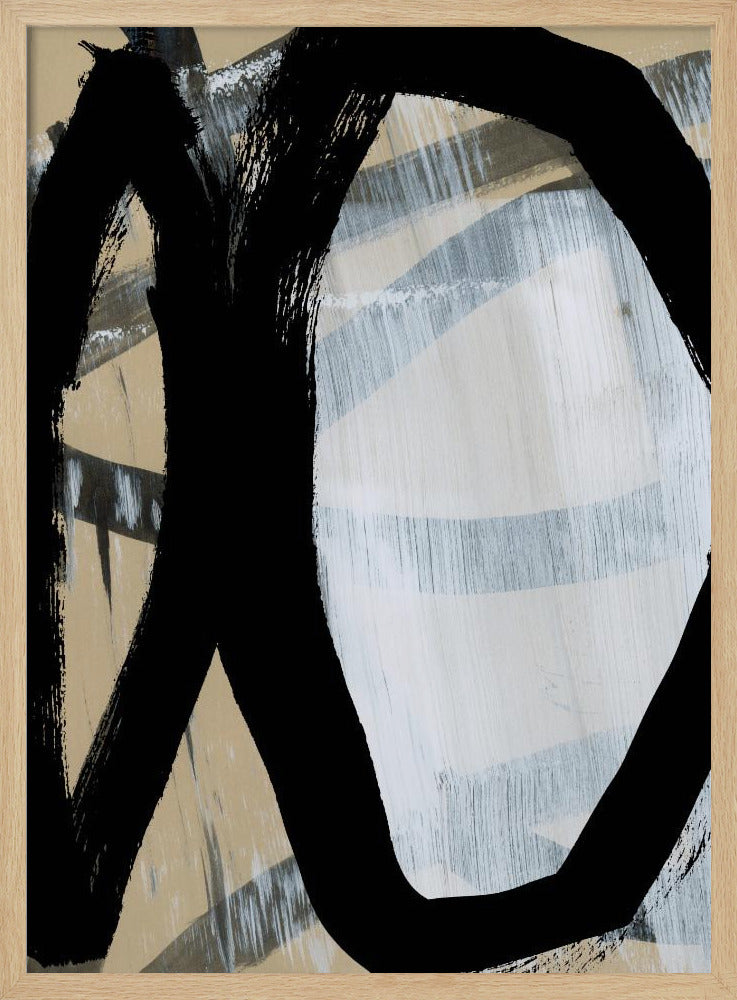 Fettes Schwarz auf Weiß Nr. 1 | Poster