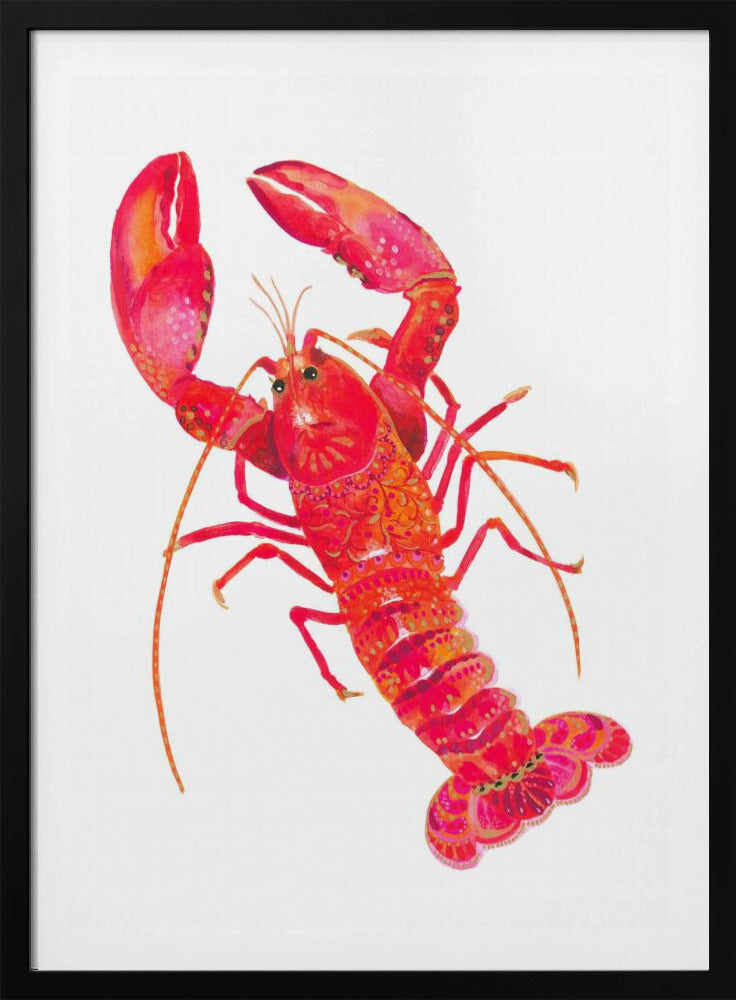 Patterned Lobster | Poster