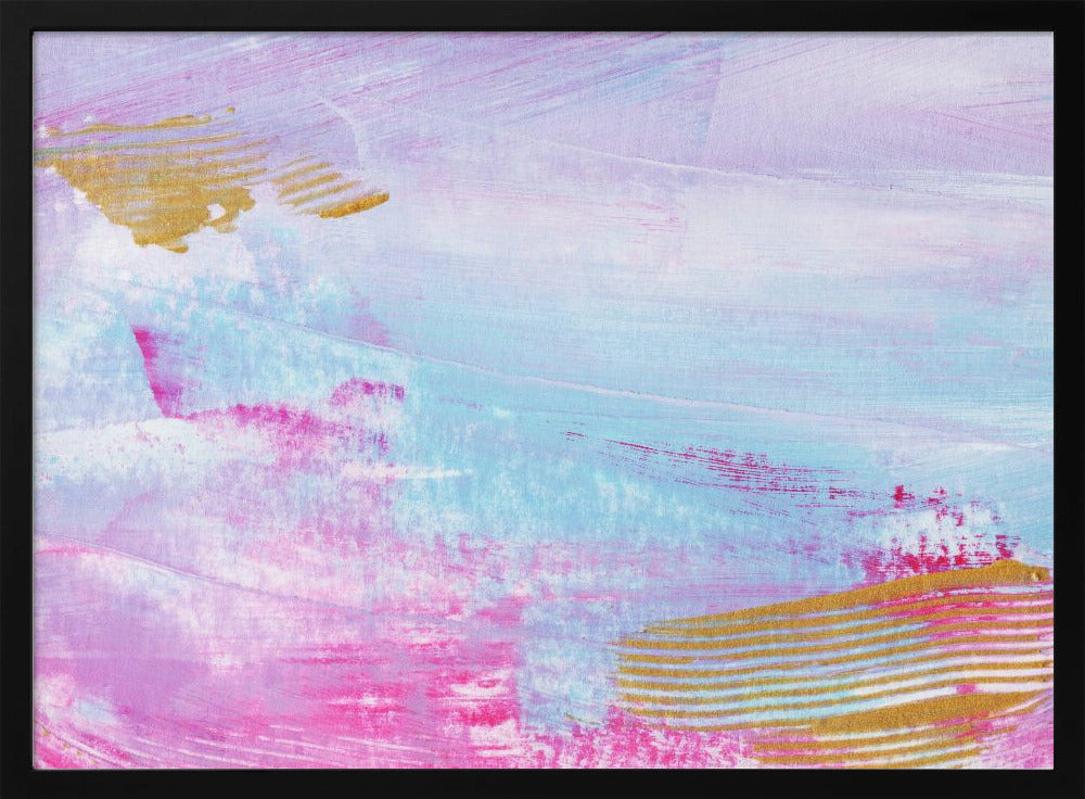 Bunte Striche Horizontal | Poster