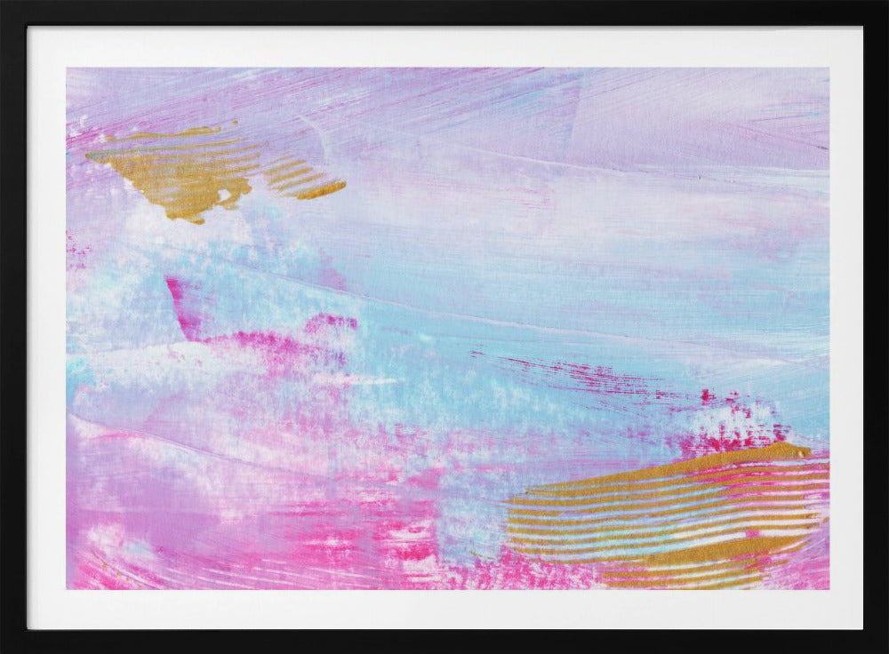 Bunte Striche Horizontal | Poster