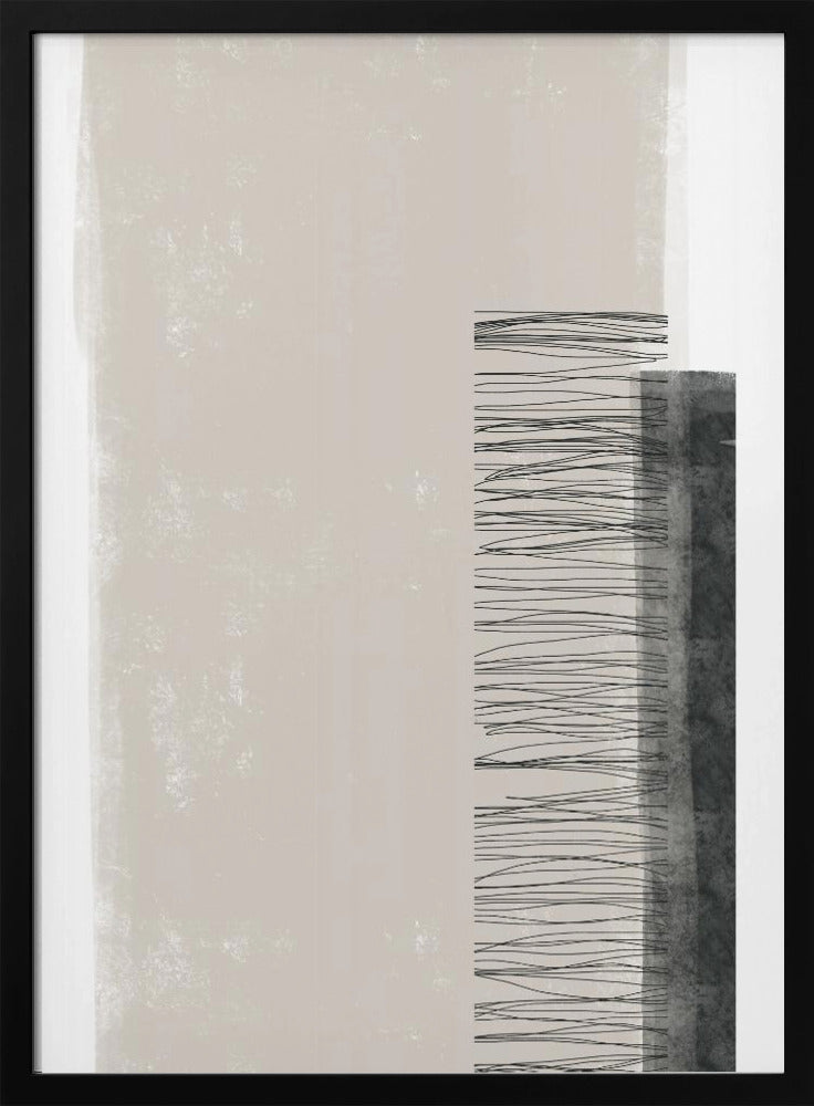 Monochromatische Palette mit vertikalen Linien | Poster