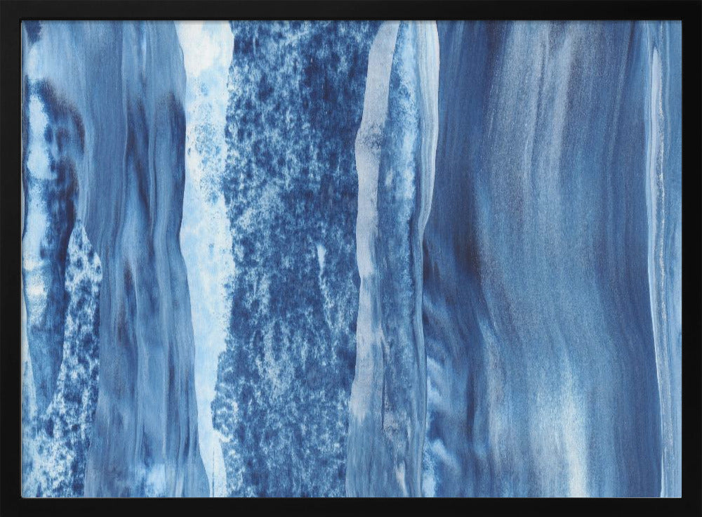 Blaue Kaskadenschleier | Poster
