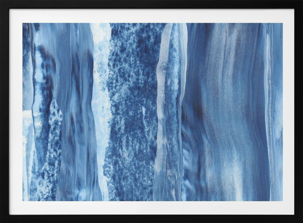 Blaue Kaskadenschleier | Poster