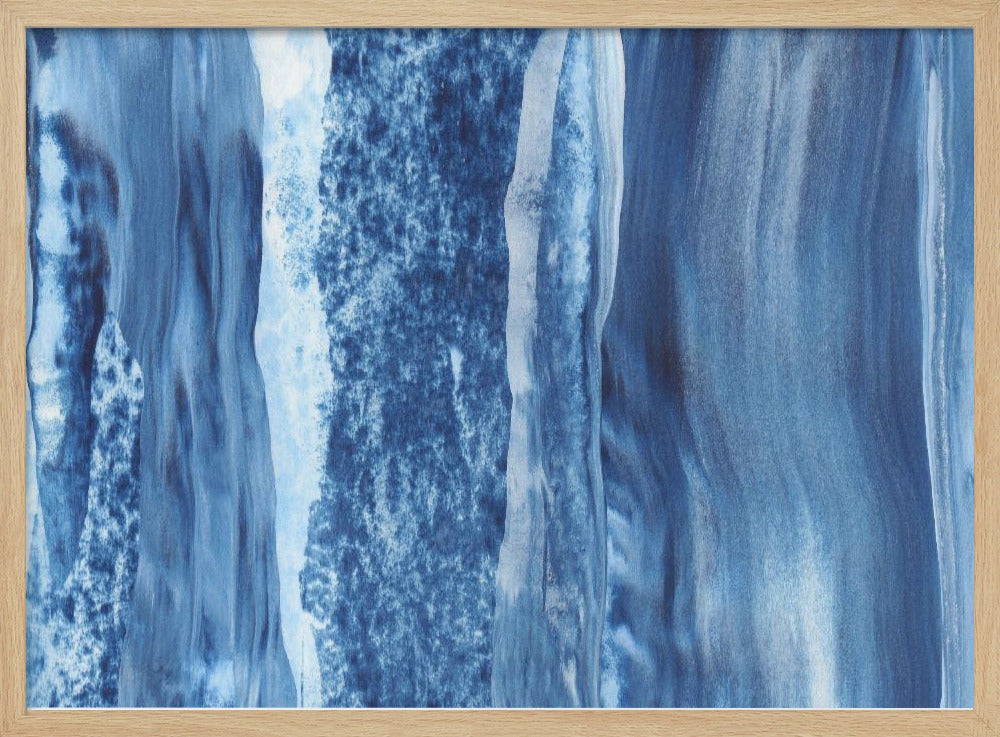 Blaue Kaskadenschleier | Poster